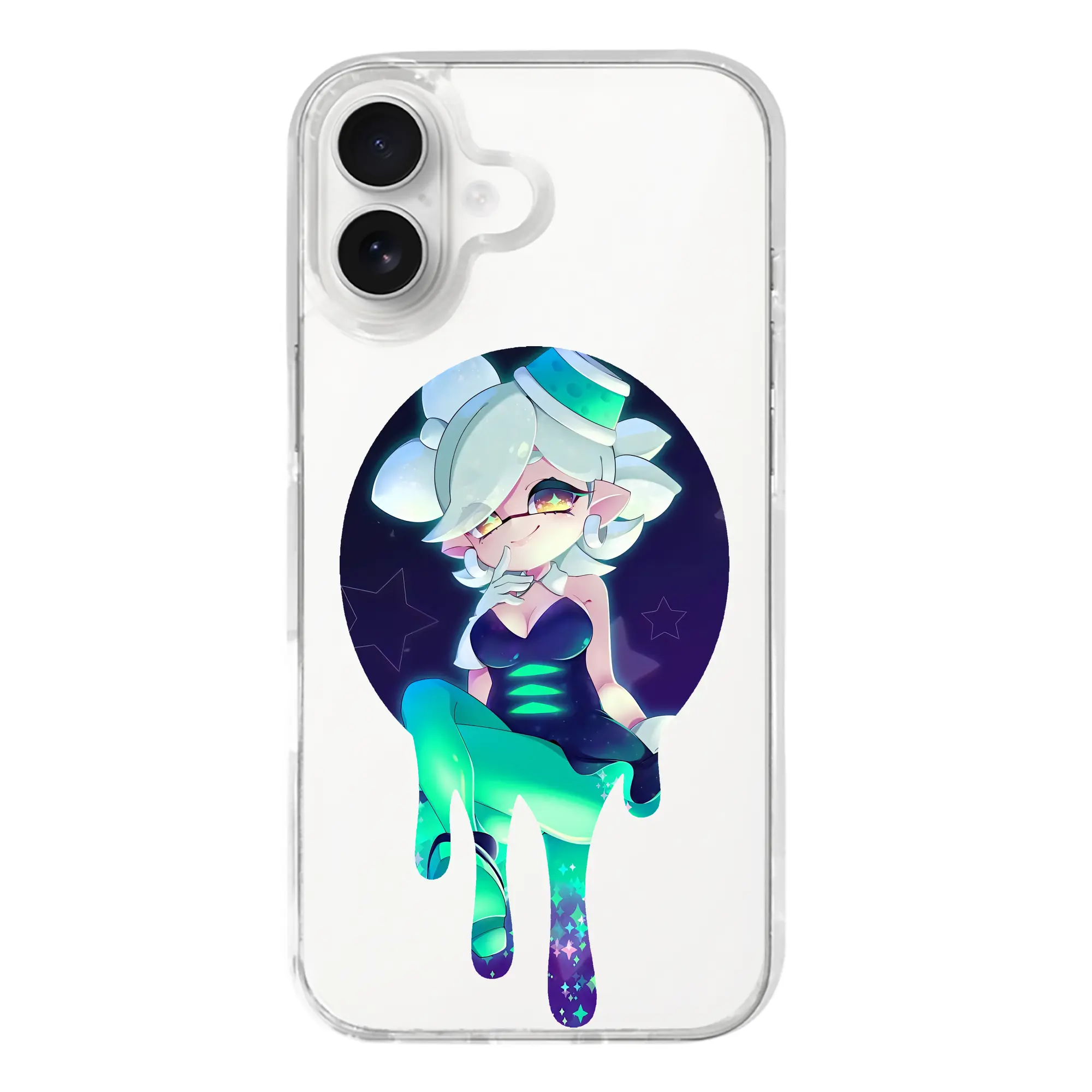 スプラトゥーン グッズ,シオカラーズ ホタル - iPhone 17シリーズ 透明スマホケース – 薄型・耐衝撃・精密フィット保護カバー